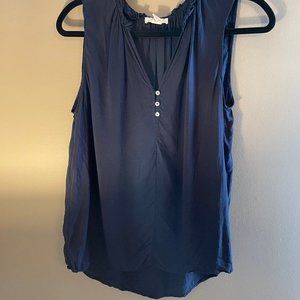 SIZE M NAVY SLEEVELESS H&M TOP